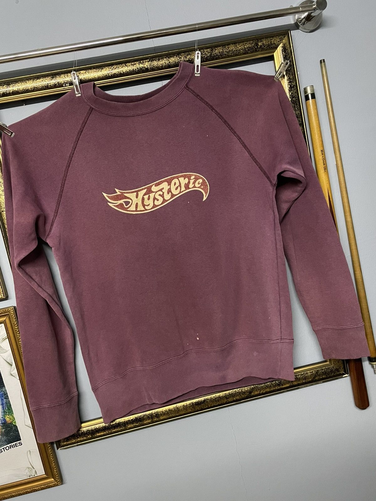 Hysteric Glamour 90s Og Hysteric Glamour Flame Retro Script Font Sweatshirt Size US M / EU 48-50 / 2 - 2 Thumbnail