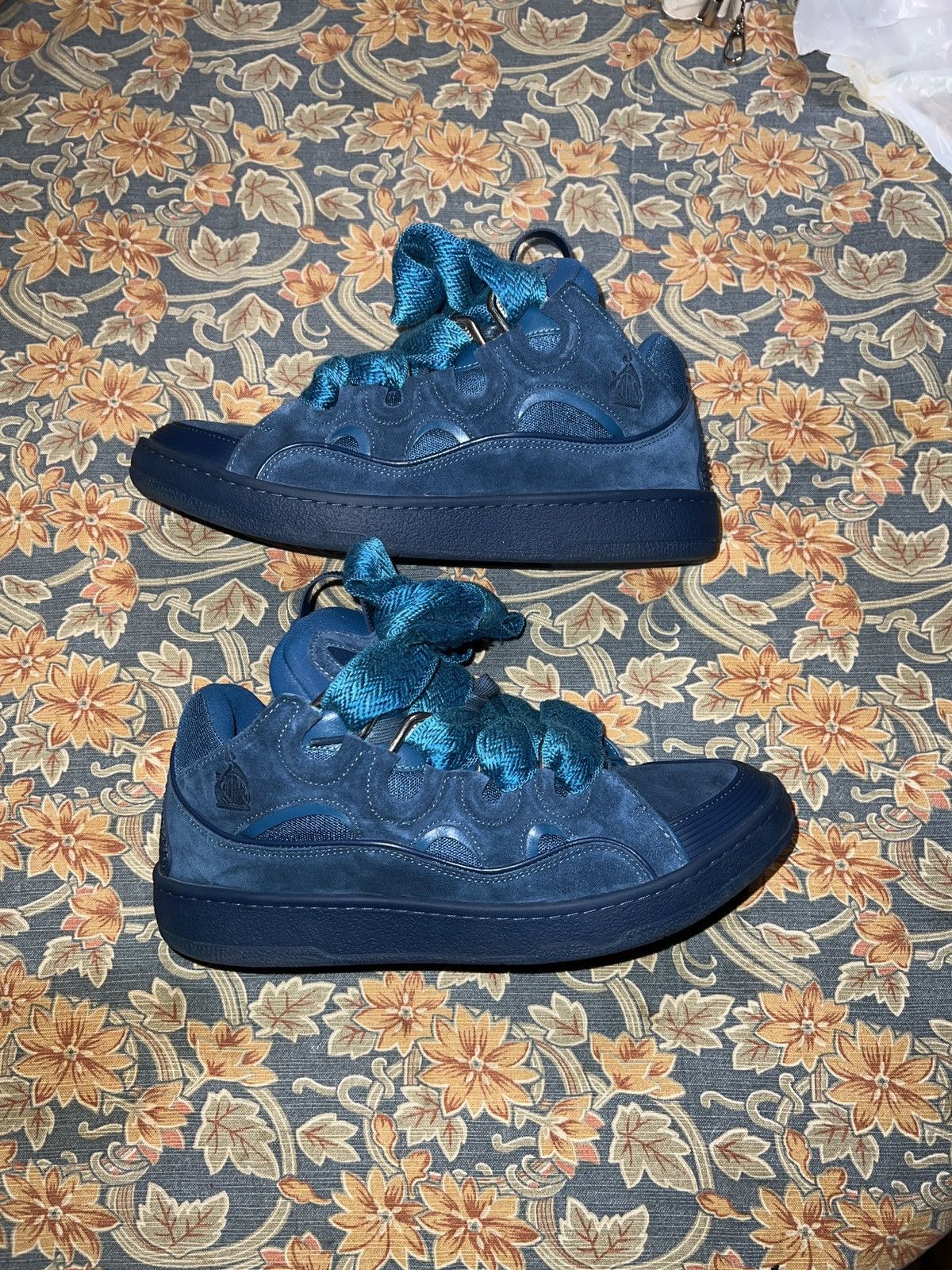 Lanvin Lanvin LEATHER CURB SNEAKERS Size US 10 / EU 43 - 2 Thumbnail