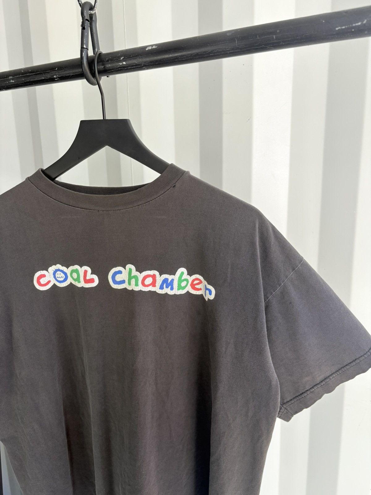 Band Tees Thrashed Coal Chamber Faded Distressed ERD GRUNGE Size US XL / EU 56 / 4 - 2 Thumbnail