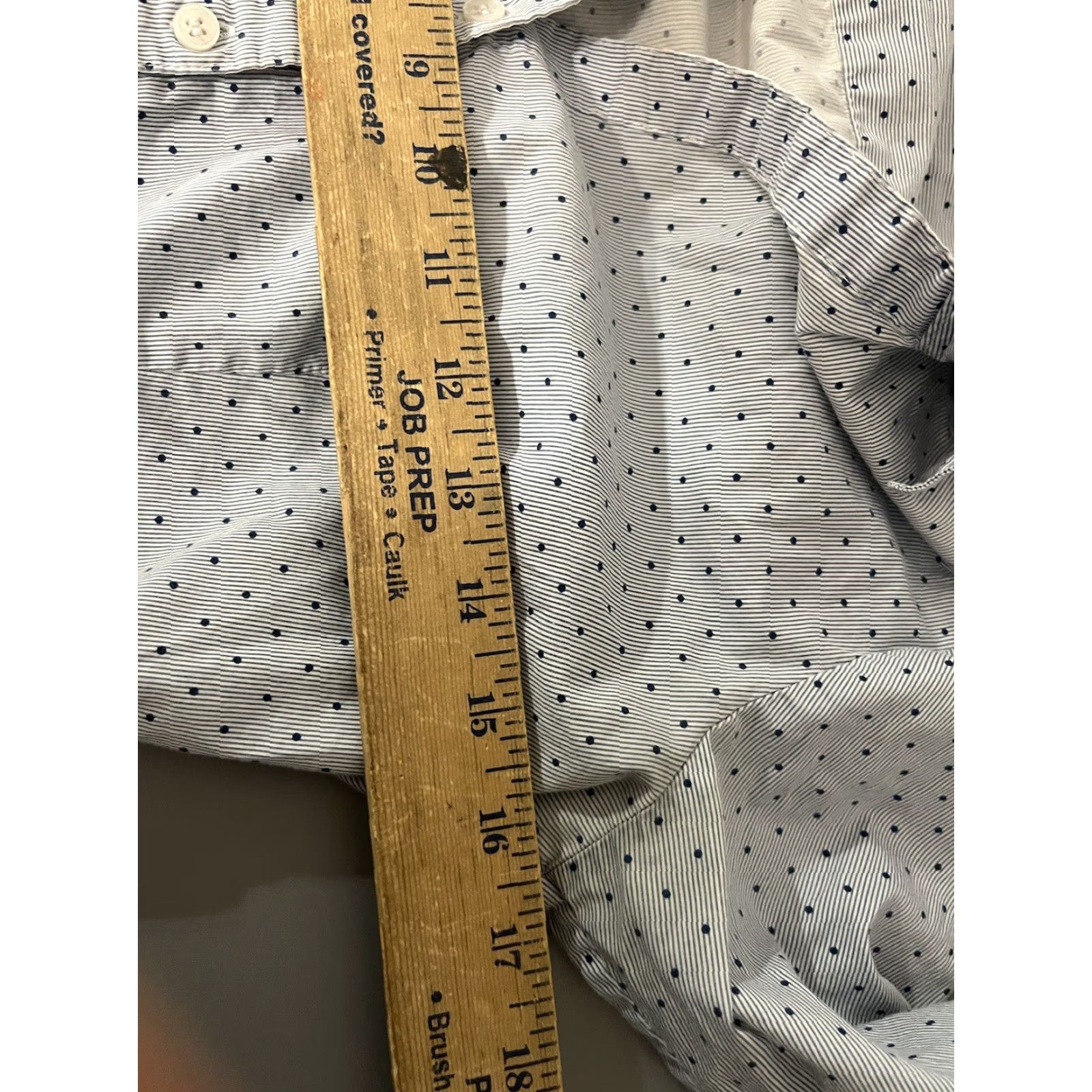 H&M H&M Women’s Blue/Blue Polka Dot Collared Button Up Size 6 Shirt Women Blue Polka Dot Button-Up Slim Regular Size M / US 6-8 / IT 42-44 - 5 Thumbnail