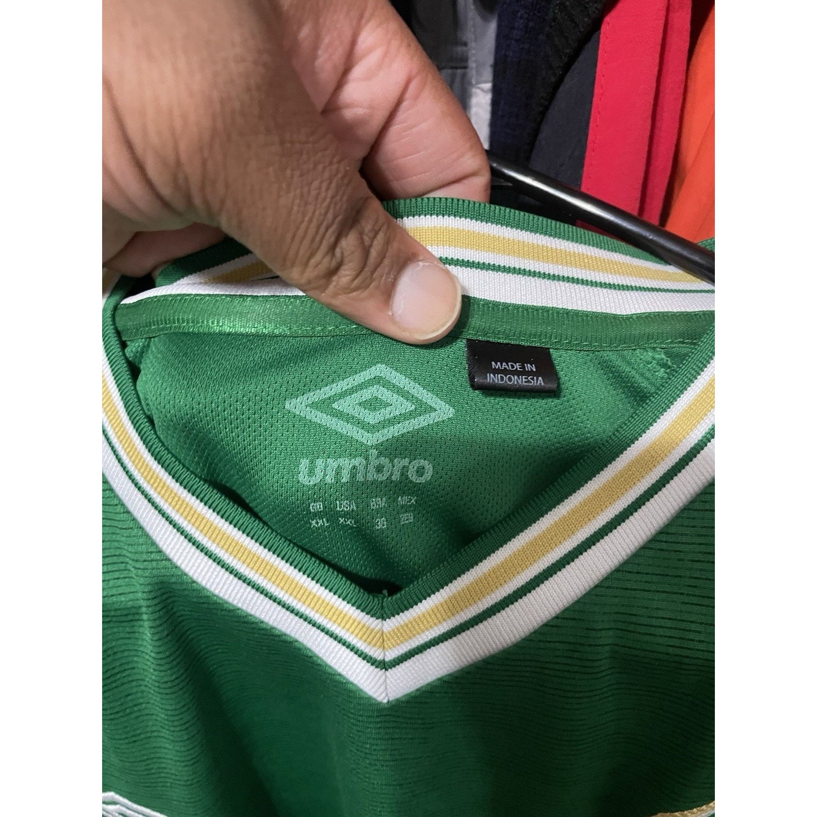 Umbro Size 2XL-IRELAND FC 2020/2021 HOME FOOTBALL JERSEY UMBRO MEN Size US XXL / EU 58 / 5 - 3 Thumbnail