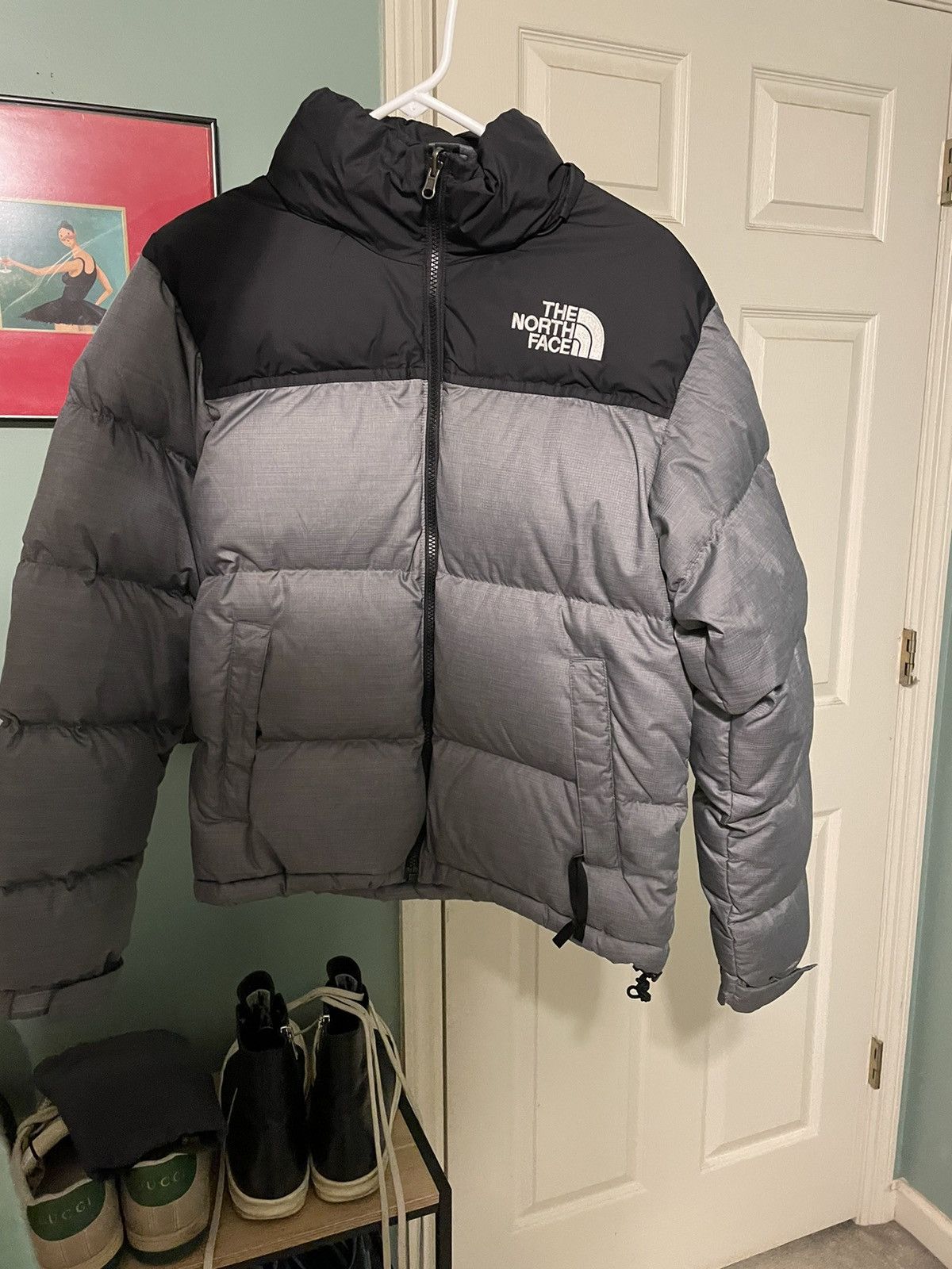 image of The North Face North Face 700 Puffer Jacket in Grey, Men's (Size XS)