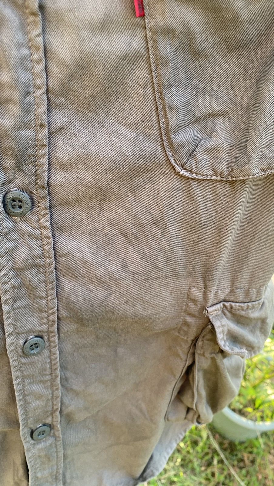 Hysteric Glamour Hysteric Glamour Dirty Wash Safari Shirt Size US S / EU 44-46 / 1 - 9 Thumbnail