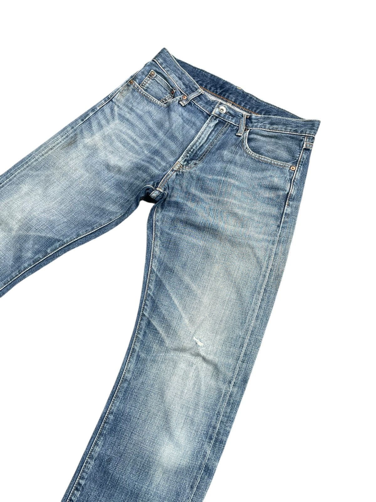 Japanese Brand × Uniqlo Uniqlo Selvedge Distresed Jeans Size US 32 / EU 48 - 2 Thumbnail