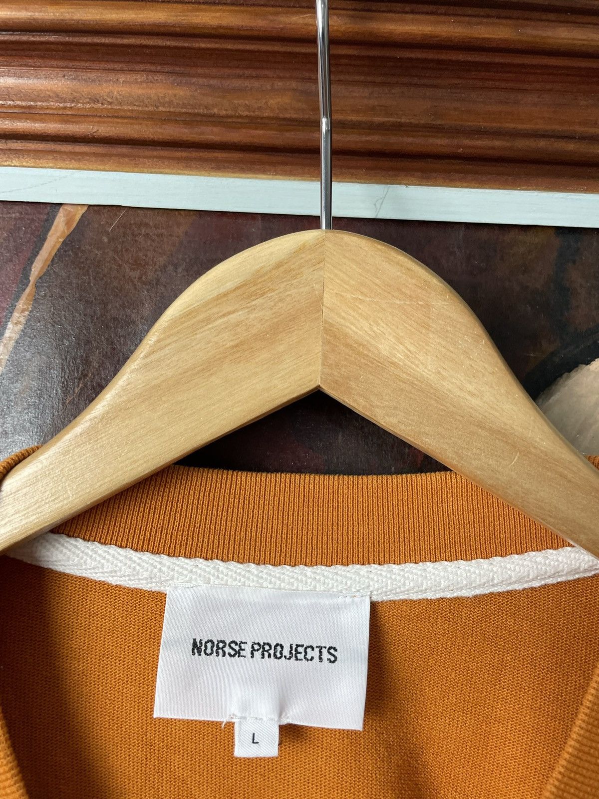 Norse Projects Norse Project Casual Orange Basic Ls Pocket High Quality Size US L / EU 52-54 / 3 - 3 Thumbnail