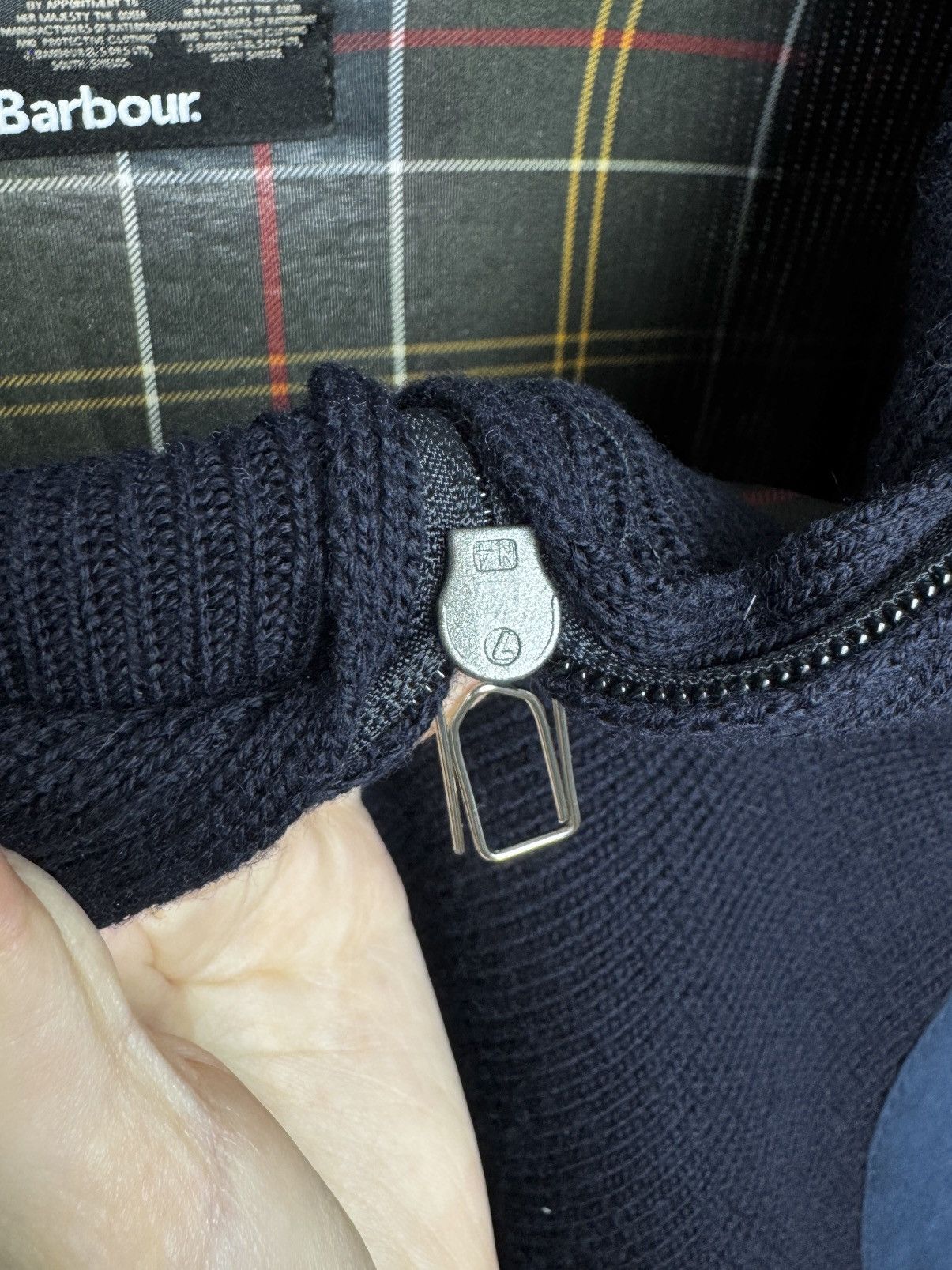 Barbour Barbour Storm Half Zip Sweater (D1305) Navy Blue Size XXL Size US XXL / EU 58 / 5 - 9 Thumbnail
