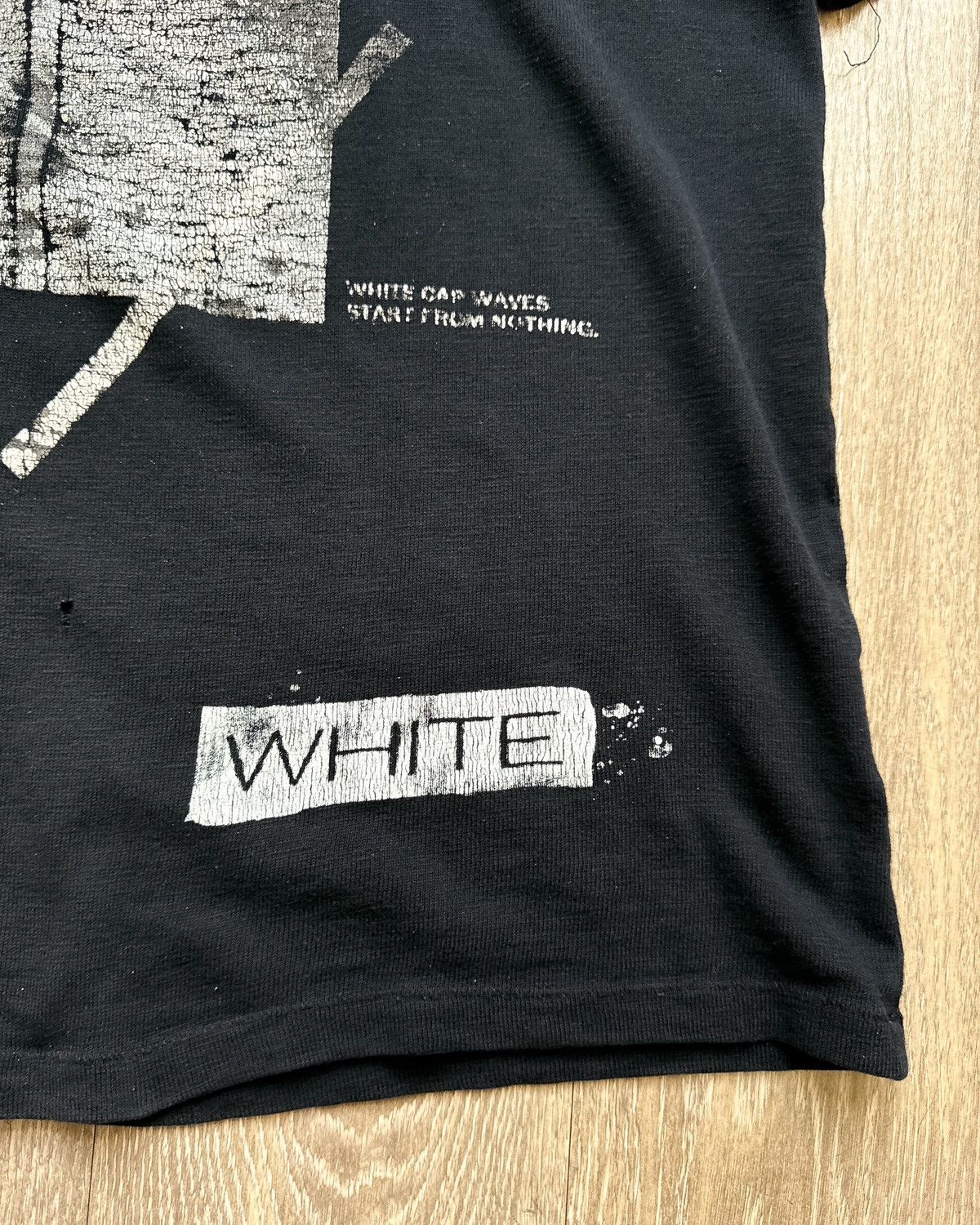 Off-White Off White Waves T Shirt Black Men’s S Virgil Abloh Archive Size US S / EU 44-46 / 1 - 13 Thumbnail