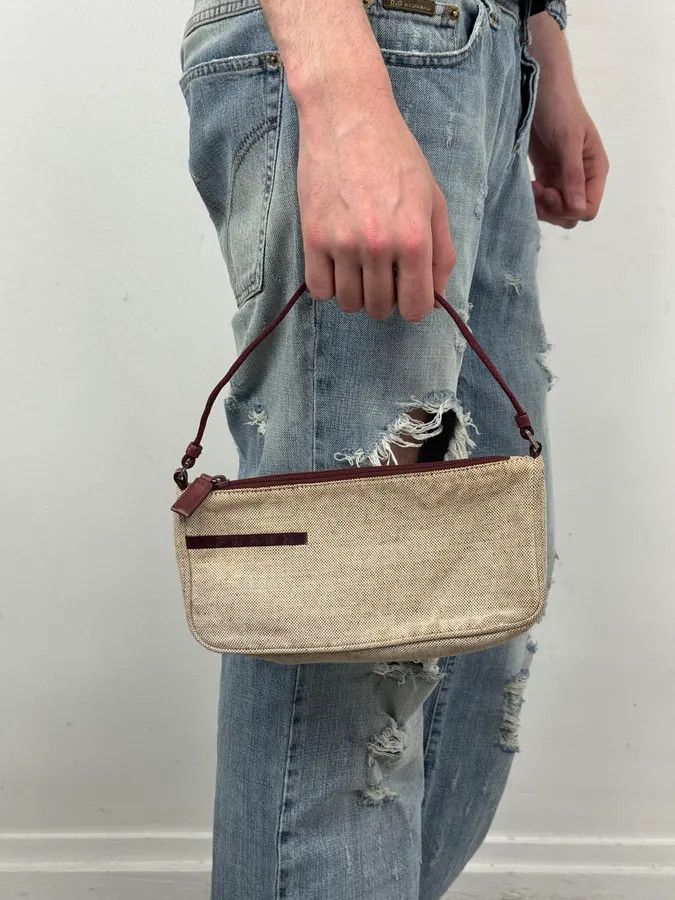 Prada SS1999 Prada Beige Canvas Bag Size ONE SIZE - 2 Thumbnail