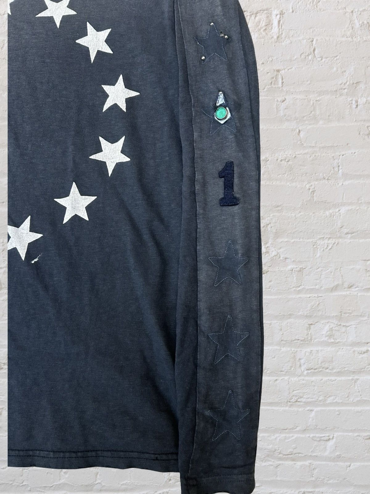 Kapital Kapltal damaged star print long sleeve t shirt kountry Size US M / EU 48-50 / 2 - 7 Thumbnail