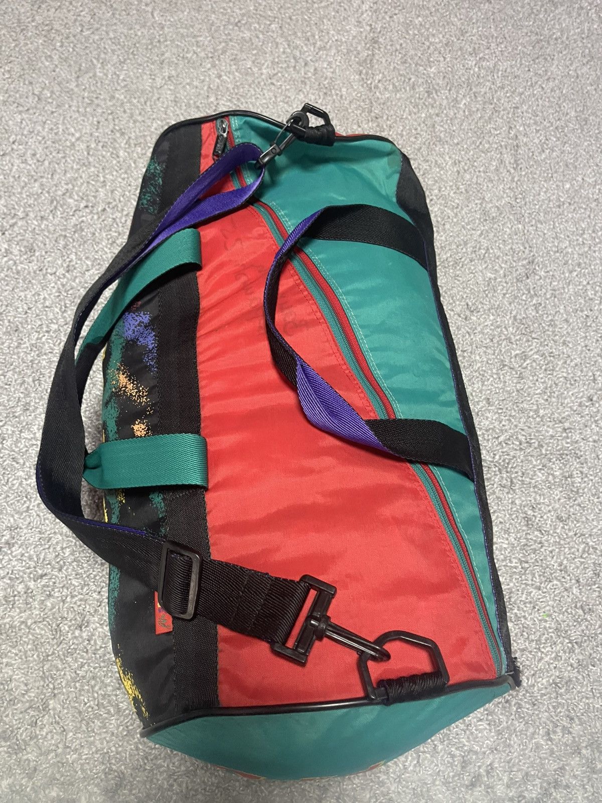Adidas Adidas Retro 80-90 Rare Duffle Bag Size ONE SIZE - 15 Thumbnail