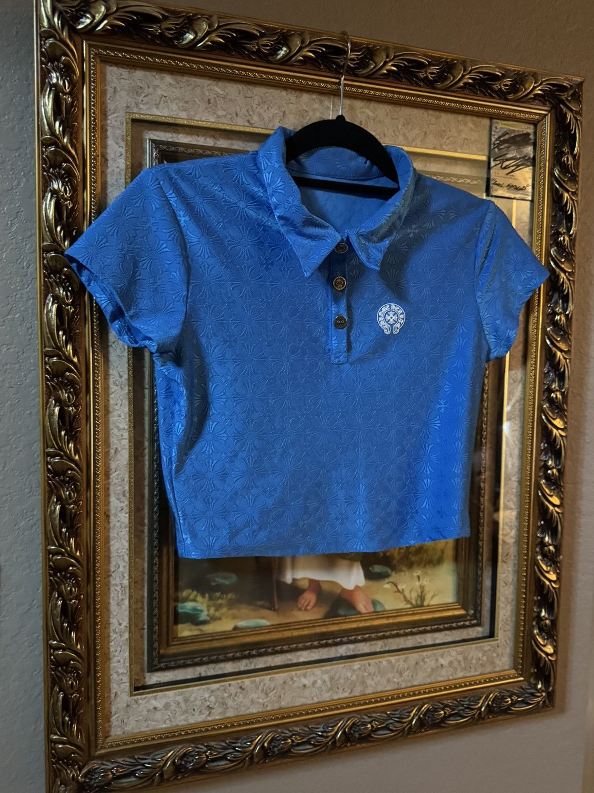 Chrome Hearts Chrome Hearts Plus Monogram Cropped Polo Size M / US 6-8 / IT 42-44 - 3 Thumbnail