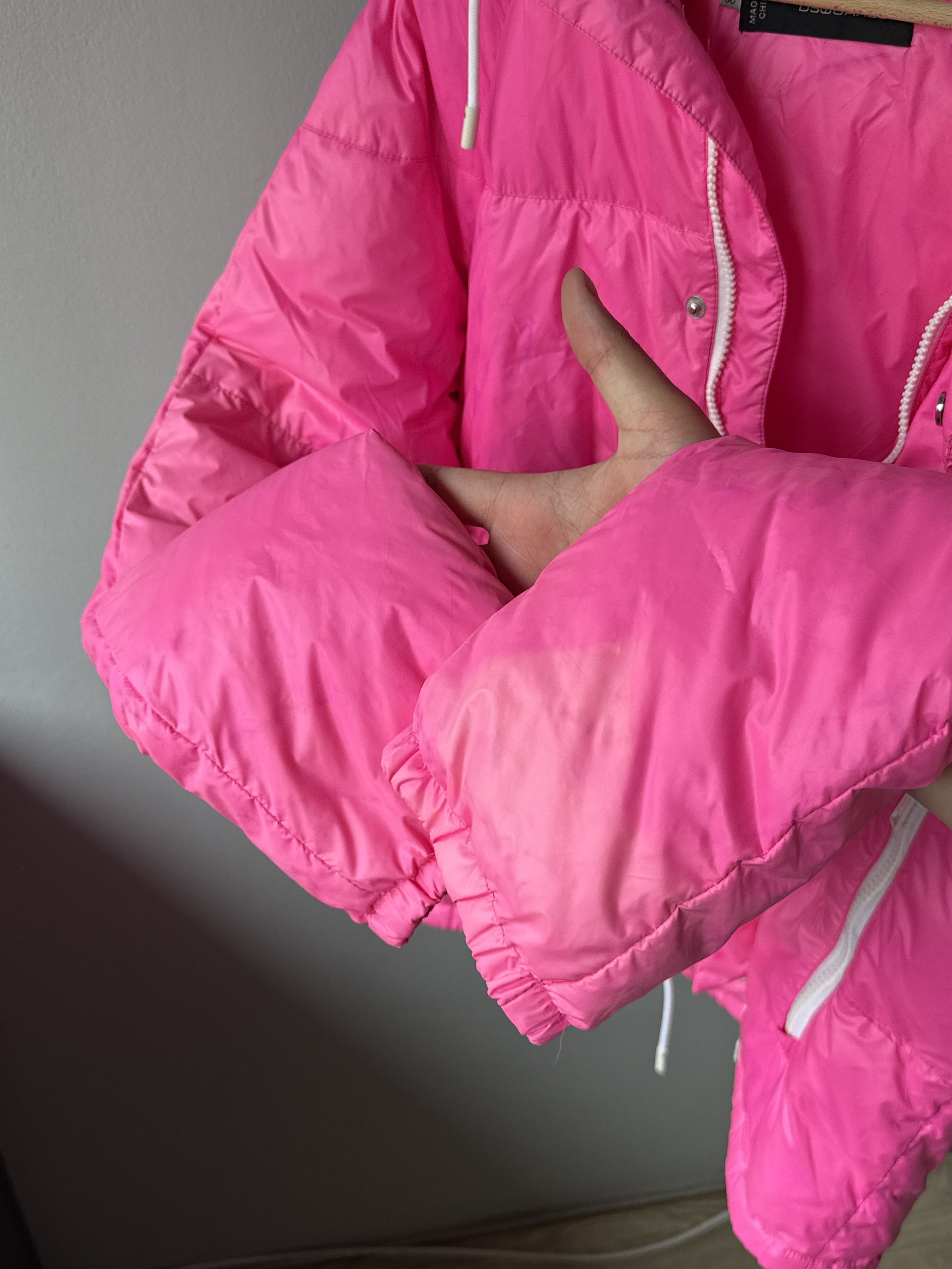 Dsquared2 Dsquared2 Pink Nylon Real Down Feather Puffer Padded Jacket Size US M / EU 48-50 / 2 - 17 Thumbnail