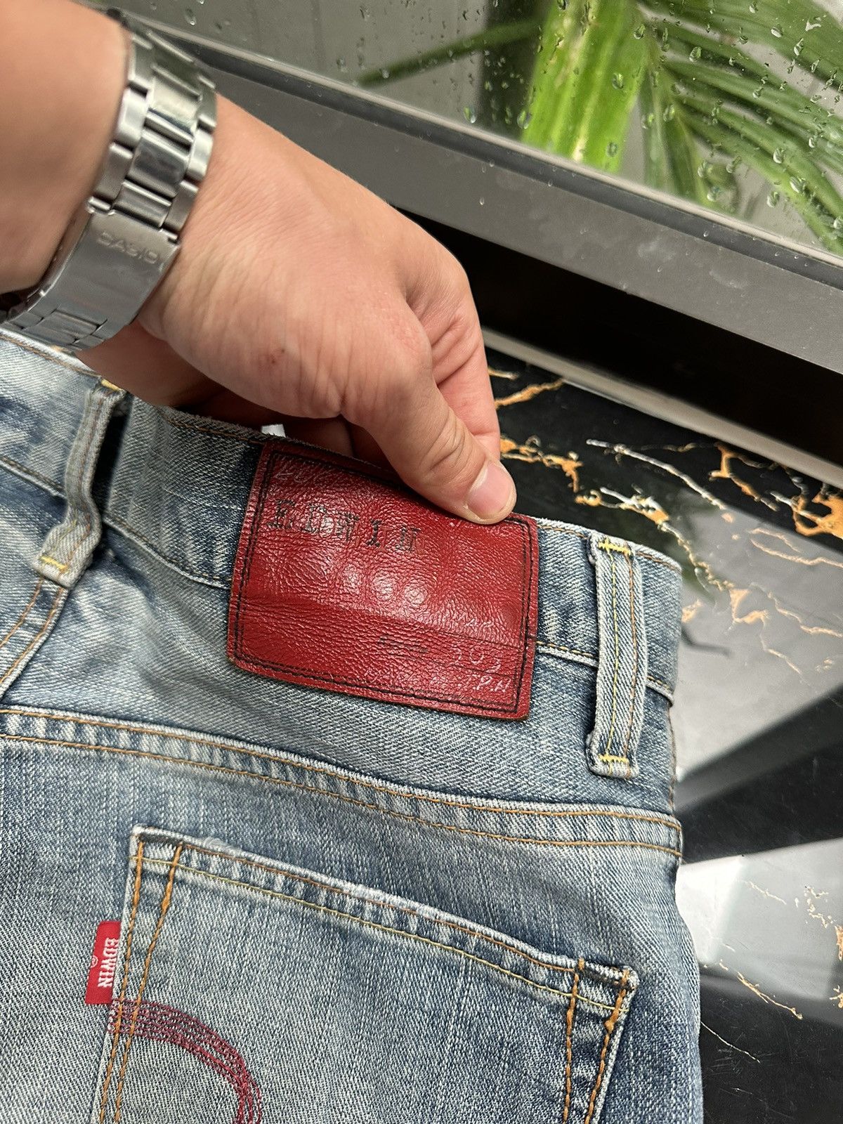 Edwin × Japanese Brand × Vintage EDWIN VINTAGE Y2K STREETWEAR JAPAN JEANS Size US 31 - 6 Thumbnail