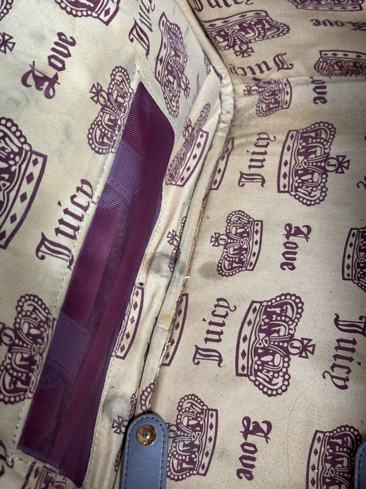 Juicy Couture Jeans VTG JUICY COUTURE RARE Y2K Pink Velvet Pet Carrier Handbag Size ONE SIZE - 22 Thumbnail
