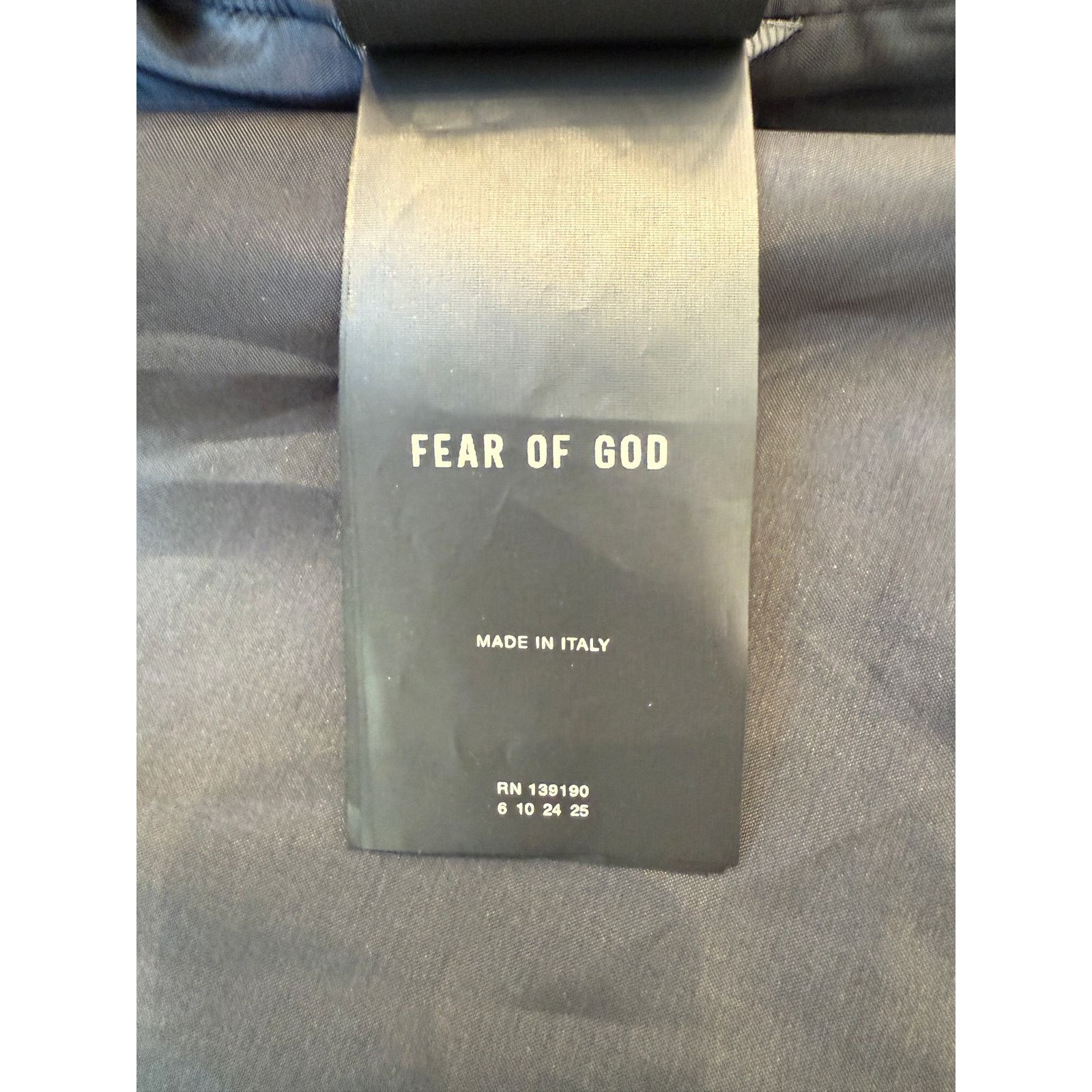 Fear of God Fear of God Eternal Black Leather Jacket Size US L / EU 52-54 / 3 - 6 Thumbnail