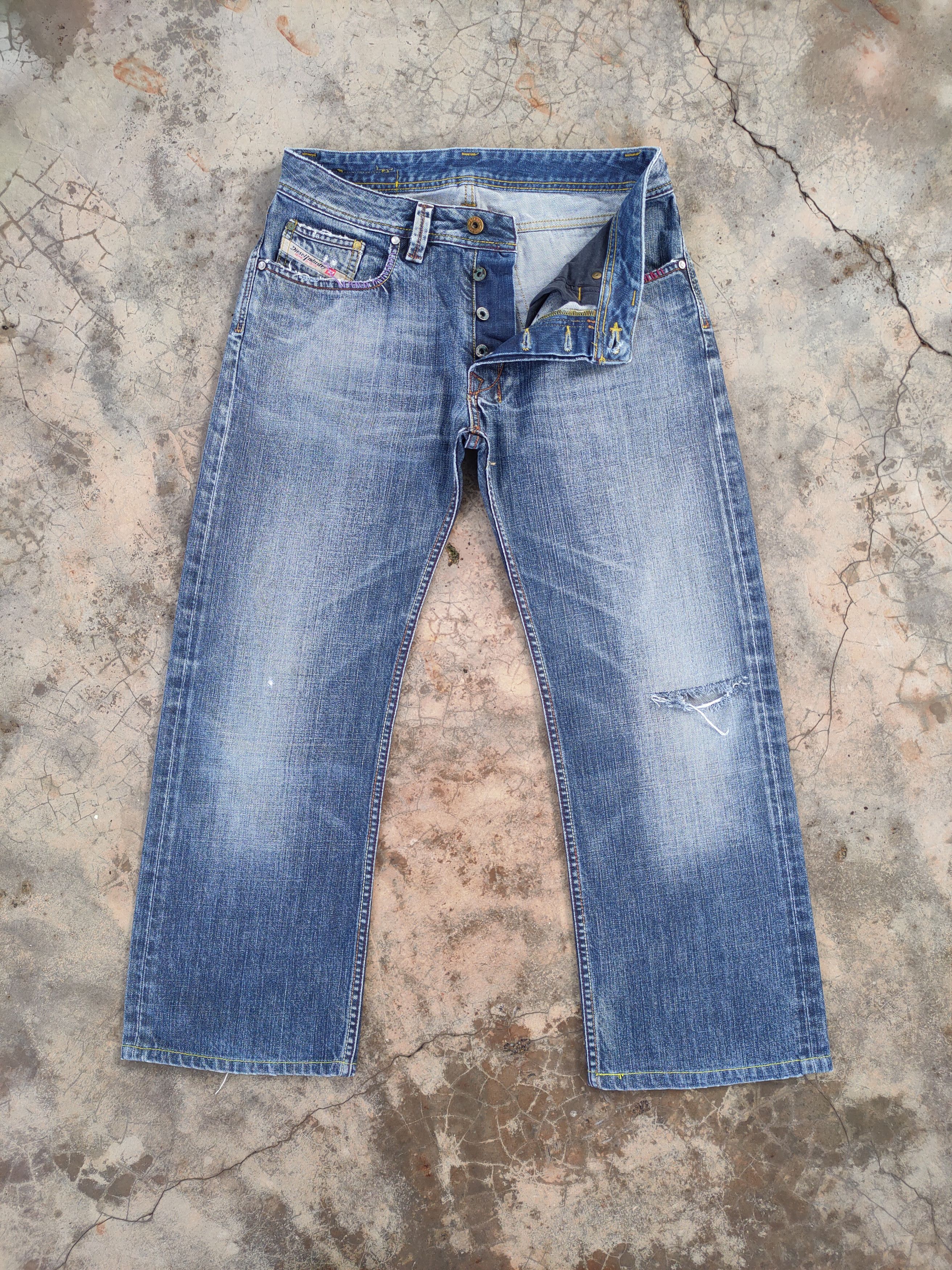 Diesel diesel button fly vintage jeans denim pants Size US 30 / EU 46 - 2 Thumbnail