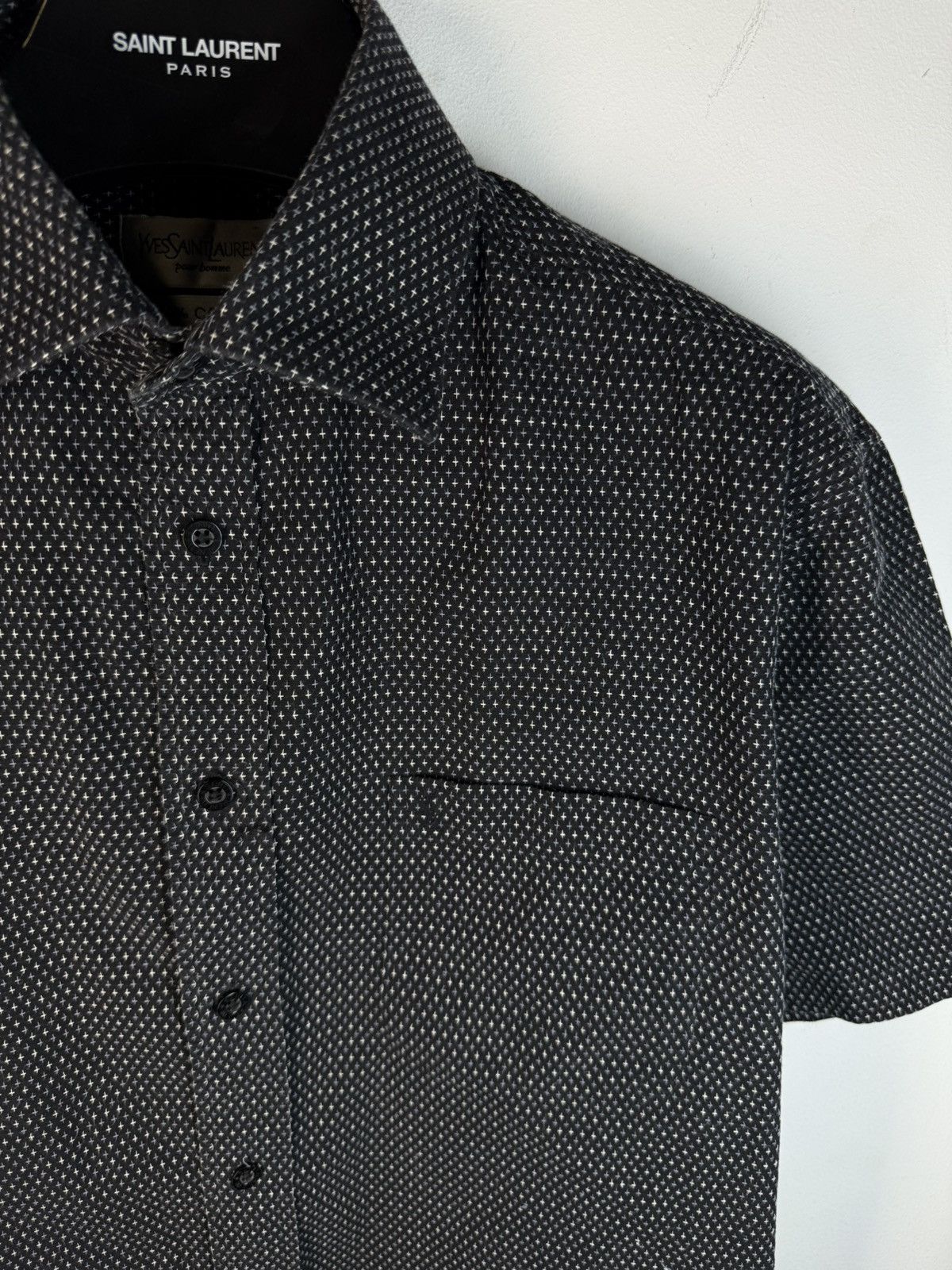 Yves Saint Laurent ♱ ♱ ♱ Crosses YSL Shirt Summer Size US M / EU 48-50 / 2 - 20 Thumbnail