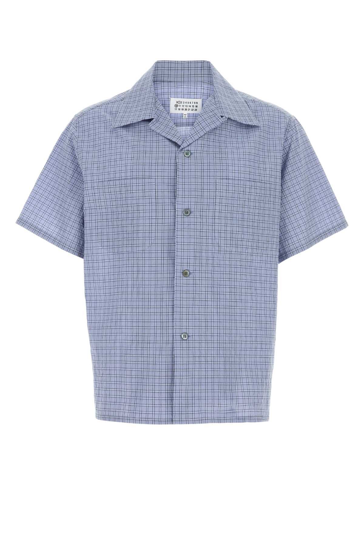 Maison Margiela Embroidered Stretch Cotton Shirt Size US XL / EU 56 / 4 - 1 Thumbnail