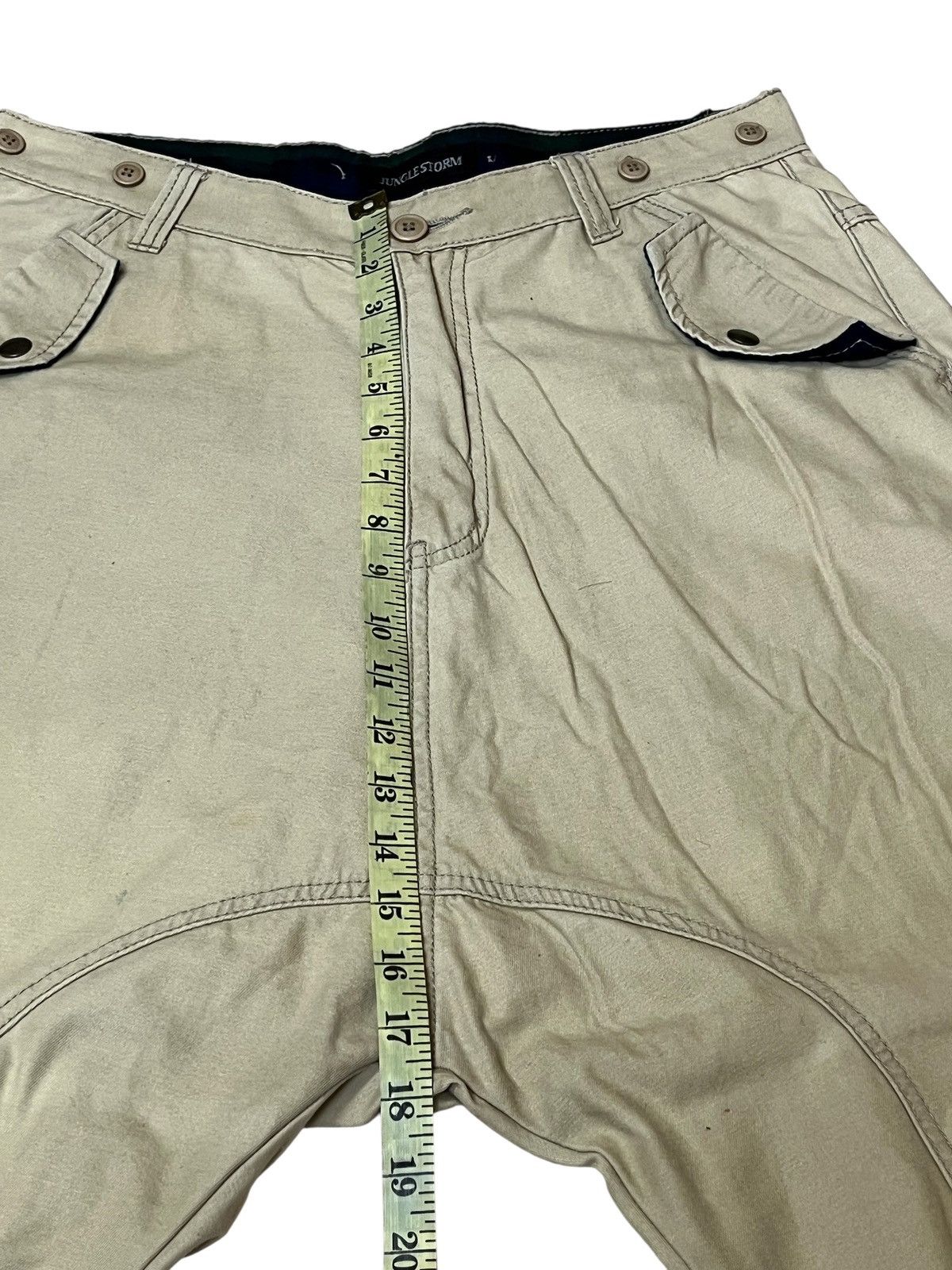 Japanese Brand Sick y2k japanese amekaji JUNGLE STORM drop crotch pants Size US 32 / EU 48 - 16 Thumbnail