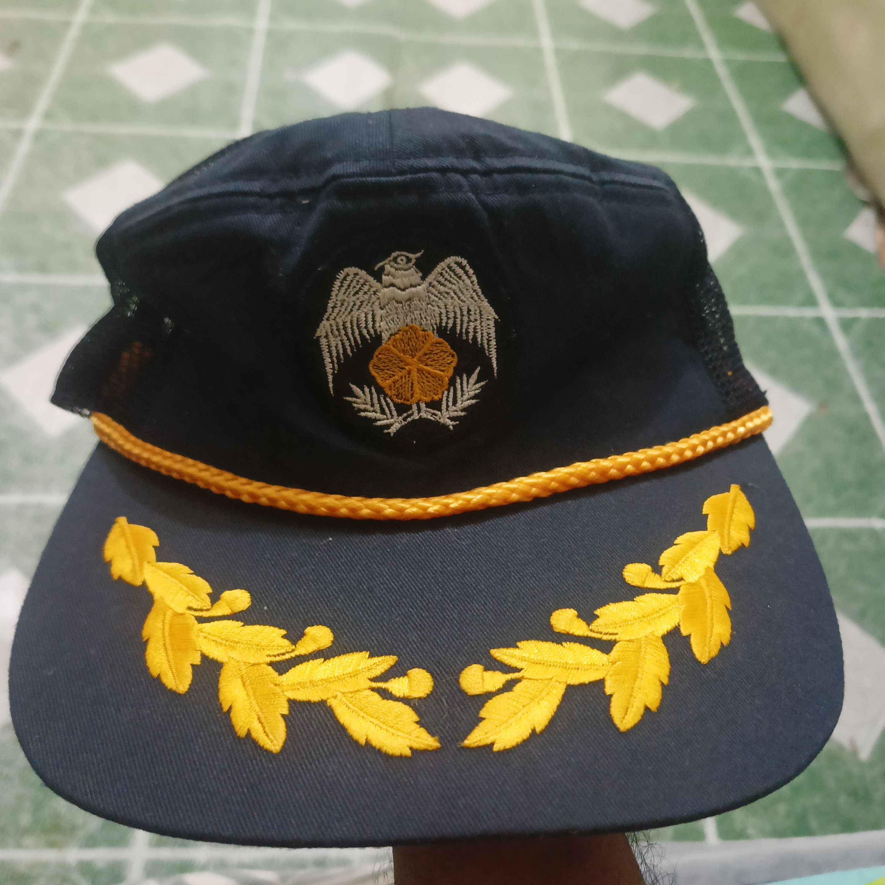 Vintage Vtg 7 panel half mesh trucker cap Size ONE SIZE - 1 Thumbnail
