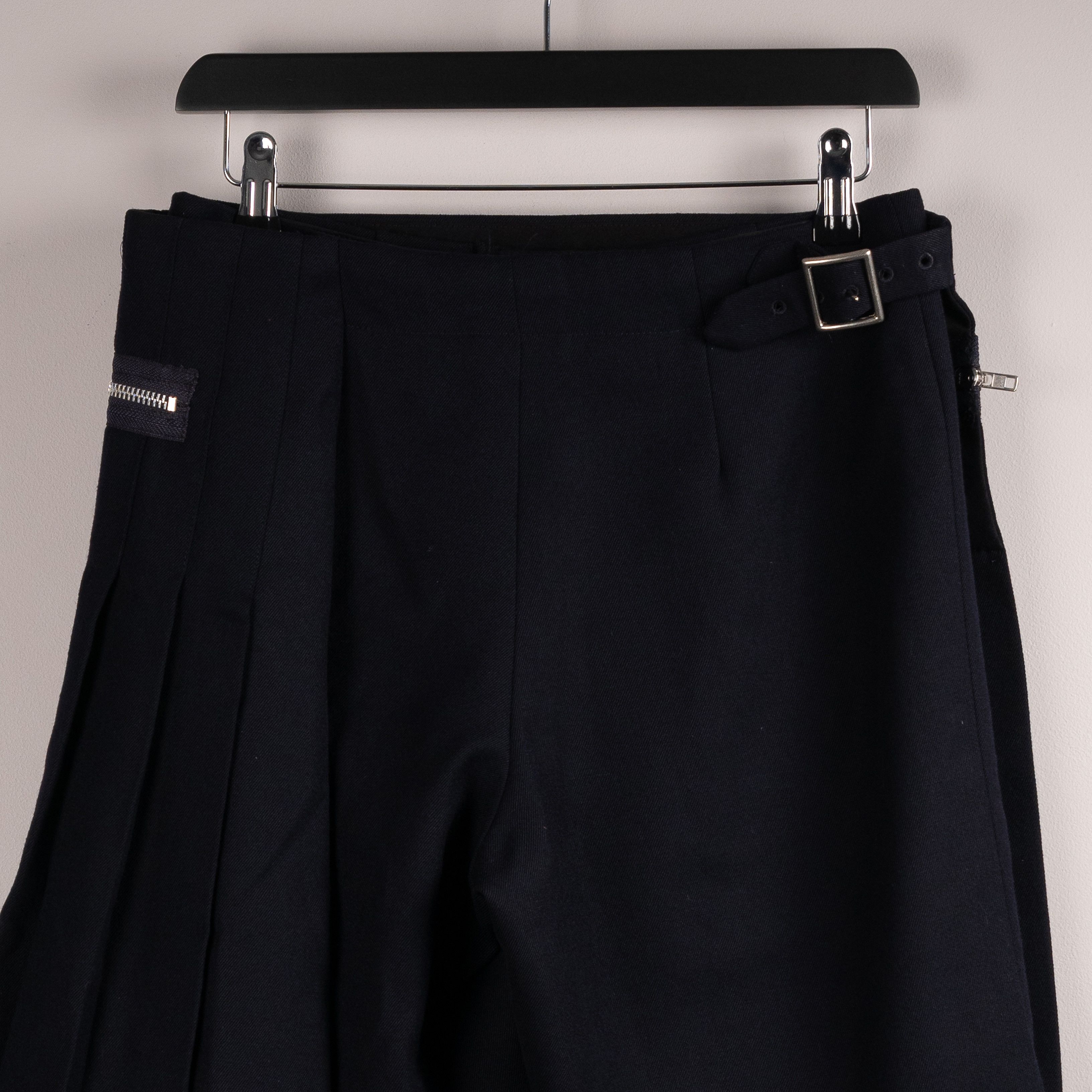 Comme des Garcons Comme Des Garçons Zip Wrap Shorts Navy Size 27" / US 4 / IT 40 - 7 Thumbnail