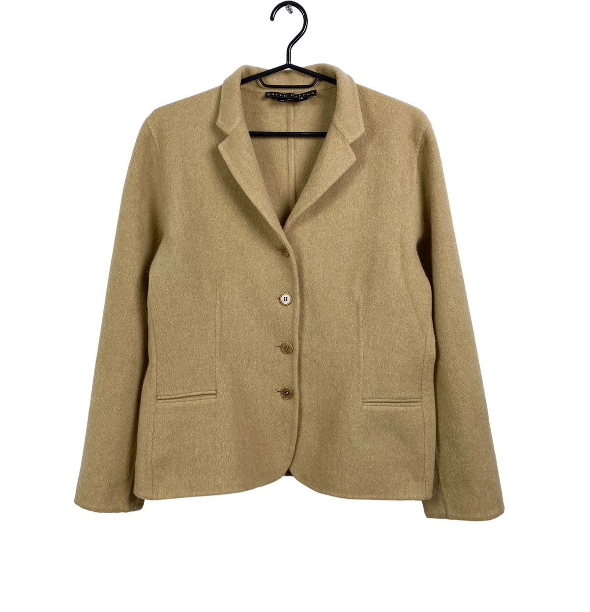Ralph Lauren × Ralph Lauren Black Label ralph lauren black label blazer jacket cashmere-angora Size XL / US 12-14 / IT 48-50 - 6 Thumbnail