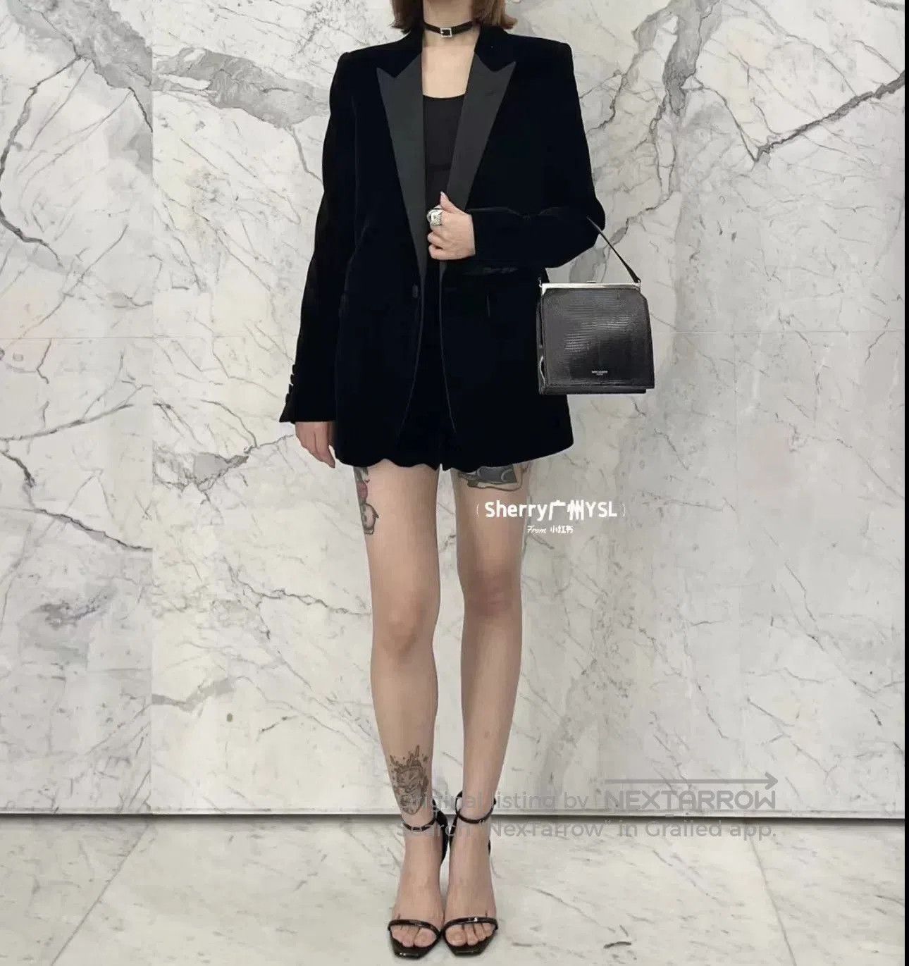 Saint Laurent Paris Saint Laurent Black Velvet Blazer. Size XS / US 0-2 / IT 36-38 - 4 Thumbnail