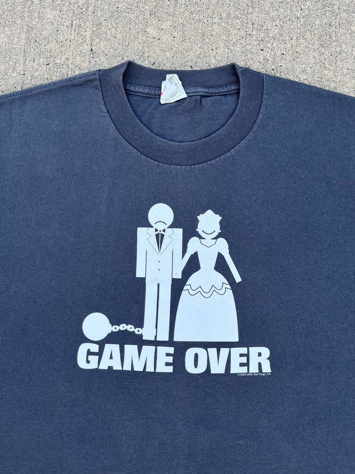 Vintage © 2006 ADULT “GAME OVER” PORN STAR STYLE HUMOR T-SHIRT | Grailed