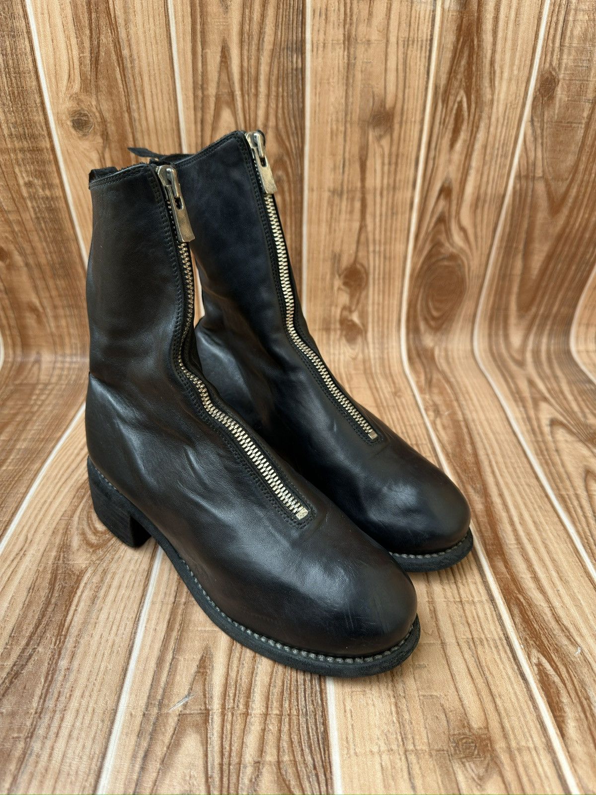 Guidi Guidi PL2 Front Zip Boots Full Grain Horse Leather Size US 7 / IT 37 - 2 Thumbnail