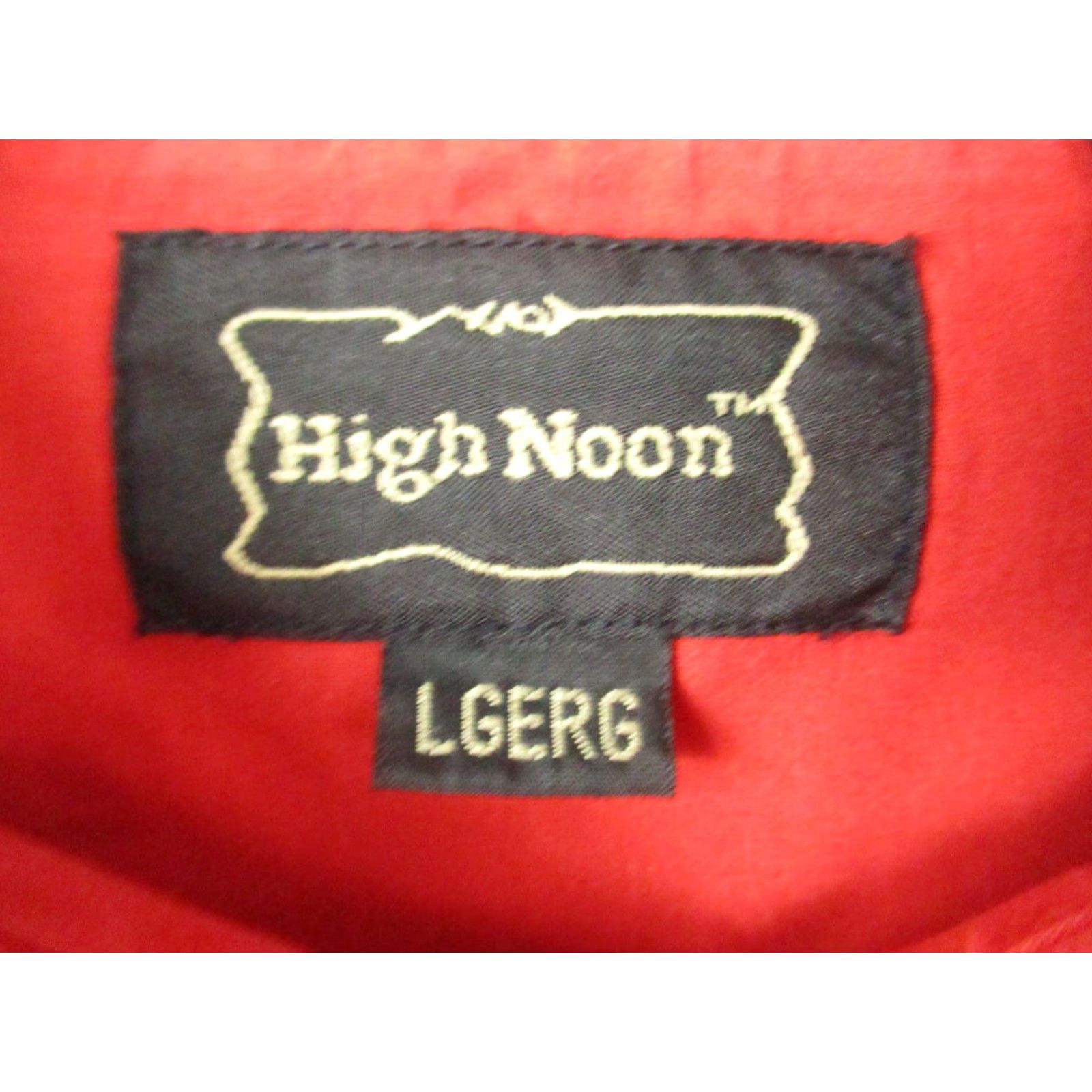 Vintage VINTAGE High Noon Pearl Snap Shirt Large Southwest Cowboy Western Horse Mens Shirt L Red Cotton Polyester Short Sleeve 90s Theme Cowboy Logo Retro Size US L / EU 52-54 / 3 - 3 Thumbnail