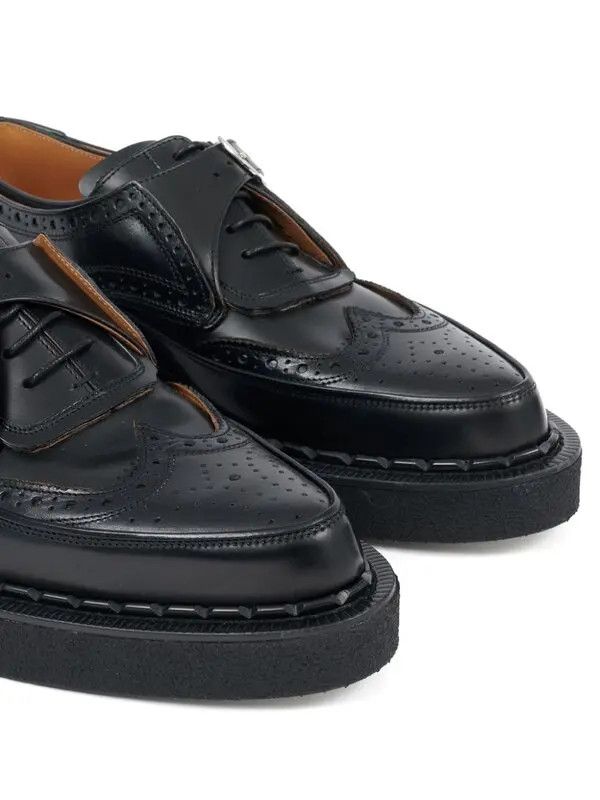 Maison Margiela o1w1db10825 Monster Leather Monk Shoes in Black Size US 10 / EU 43 - 5 Thumbnail