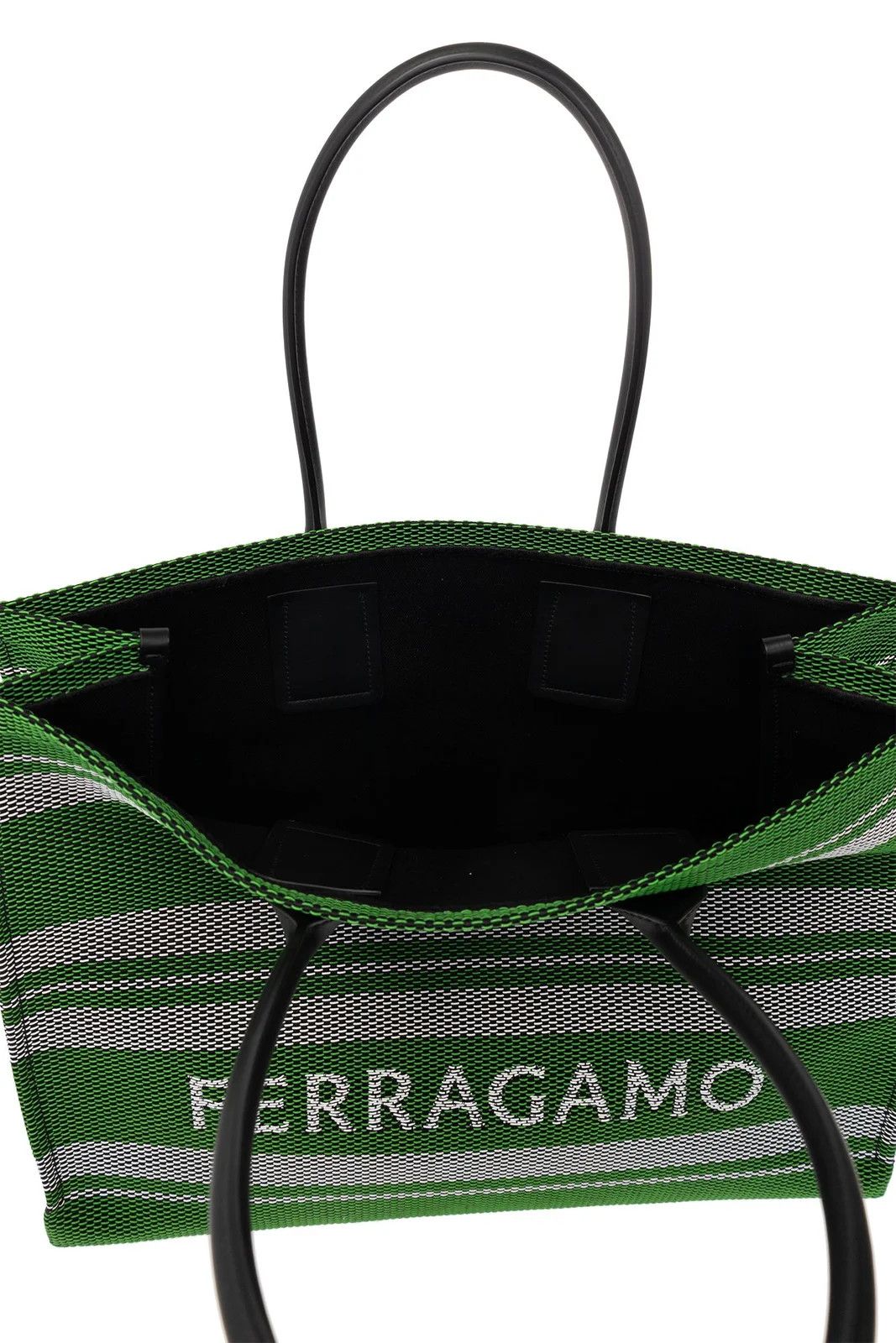 Salvatore Ferragamo o1s1rm0924 Size: OS / Tote Bag in Green/Grey Size ONE SIZE - 4 Thumbnail
