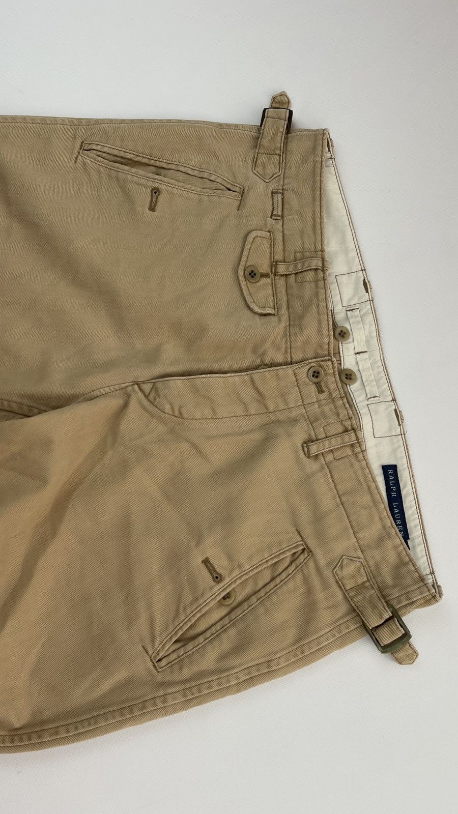Polo Ralph Lauren × Vintage Polo Ralph Lauren Vintage 33x31 Beige Pants Size US 33 - 5 Thumbnail