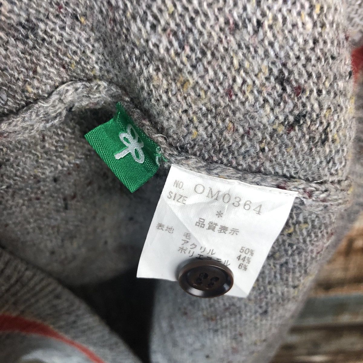 Homespun Knitwear × Japanese Brand Asknowas Grey Cardigan Knitwear #A1864 Size US M / EU 48-50 / 2 - 11 Thumbnail