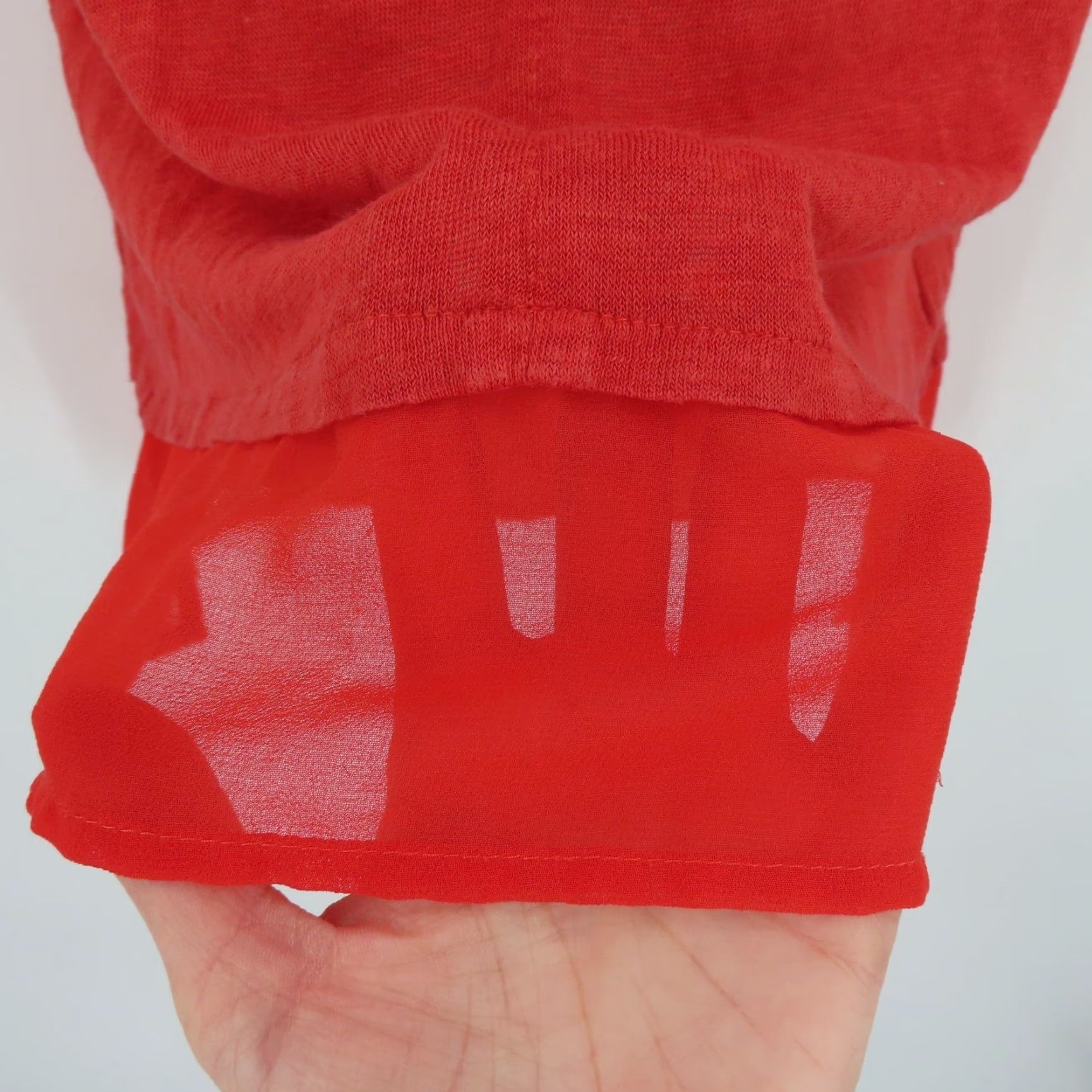 Sanctuary Sanctuary Shirt Women's Small Solid Red Linen Sleeveless Tank Top With Pocket Size S / US 4 / IT 40 - 5 Thumbnail