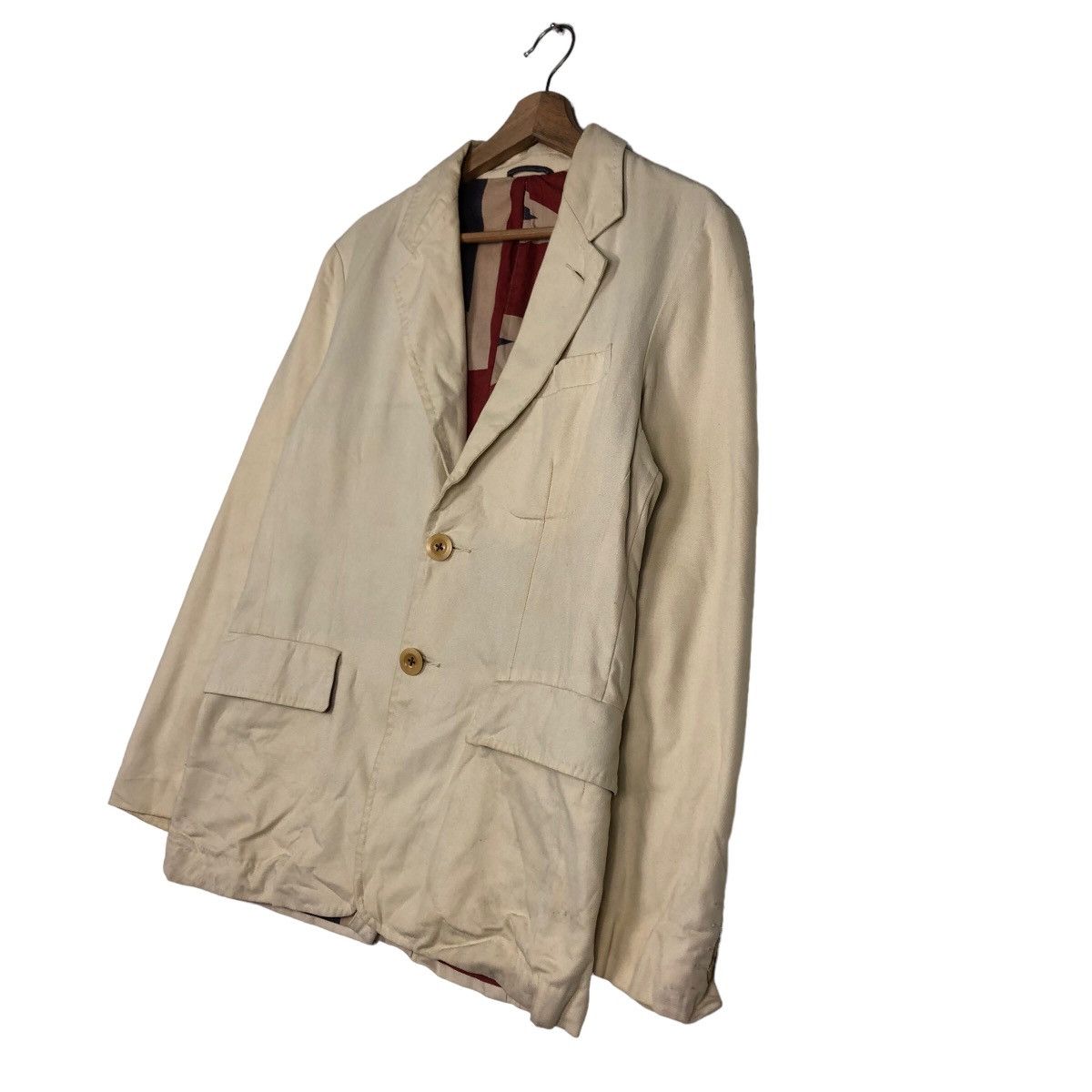 Japanese Brand 🔥Vintage Chore Jacket Paul Smith Big Flag United Kingdom Size US S / EU 44-46 / 1 - 3 Thumbnail
