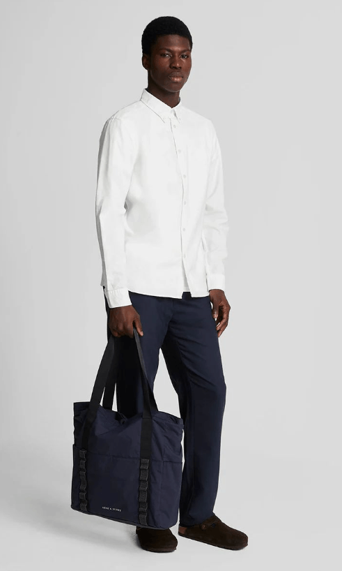 Lyle & Scott LYLE & SCOTT TONAL EAGLE PLAIN OXFORD WHITE LW2112TON 626-S Size US S / EU 44-46 / 1 - 3 Thumbnail