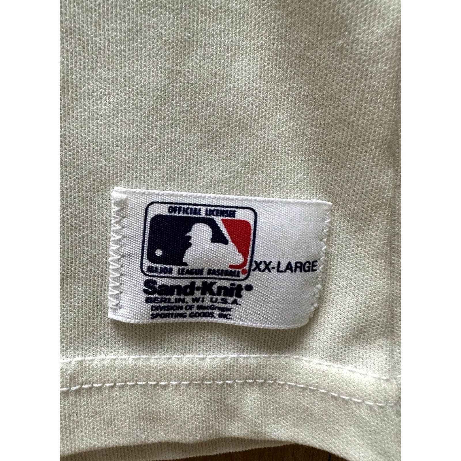 Vintage VINTAGE Orioles Jersey Mens XXL 70s Sand Knit Nylon Baseball jersey 1970s Made in USA 100% Nylon Size US XXL / EU 58 / 5 - 3 Thumbnail