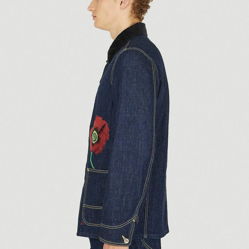 Kenzo o1mle0624 Poppy Workwear Denim Jacket in Multicolor Size US S / EU 44-46 / 1 - 6 Thumbnail