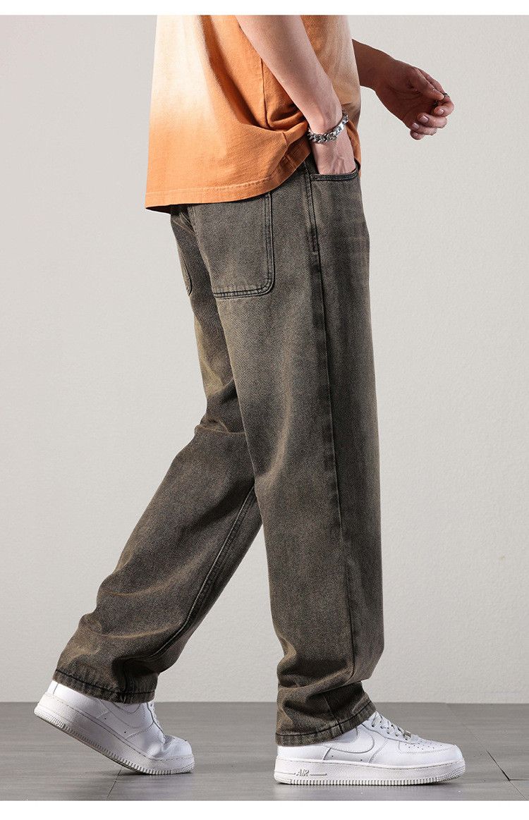 Japanese Brand × Jean Fashion and versatile washed distressed loose straight jeans Size US 32 / EU 48 - 3 Thumbnail