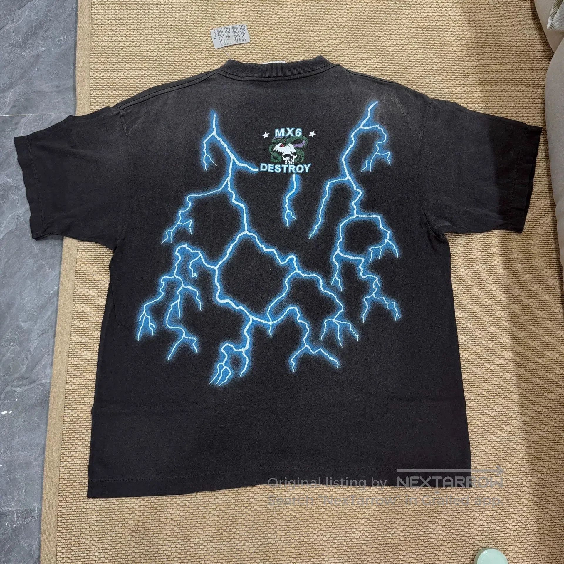 Saint Michael FW24 Medusa Lightning Short Sleeve.