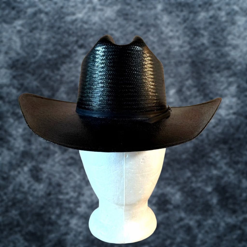 Vintage Twister Hats 8X Straw Cowboy Hat Black 6 3/4 Unisex Adults Cowboy Hat Size ONE SIZE - 1 Thumbnail