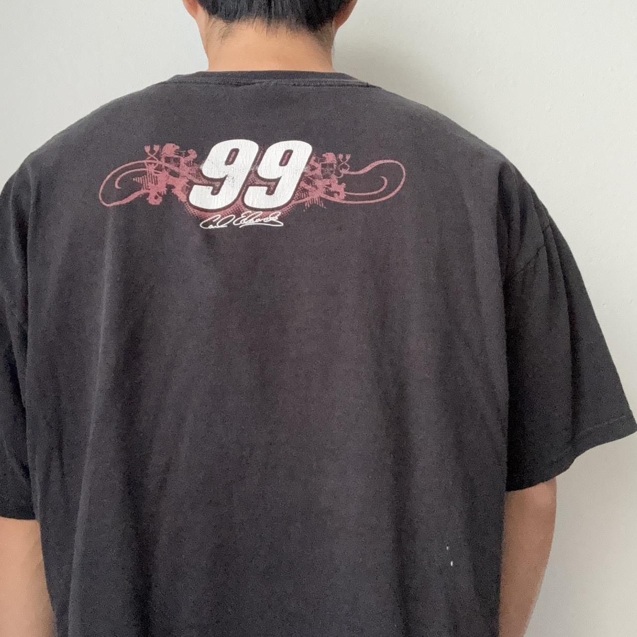 Chase Authentics × NASCAR × Vintage Vintage Carl Edwards 2000s Nascar Graphics Black Tee Shirt Size US XXL / EU 58 / 5 - 2 Thumbnail
