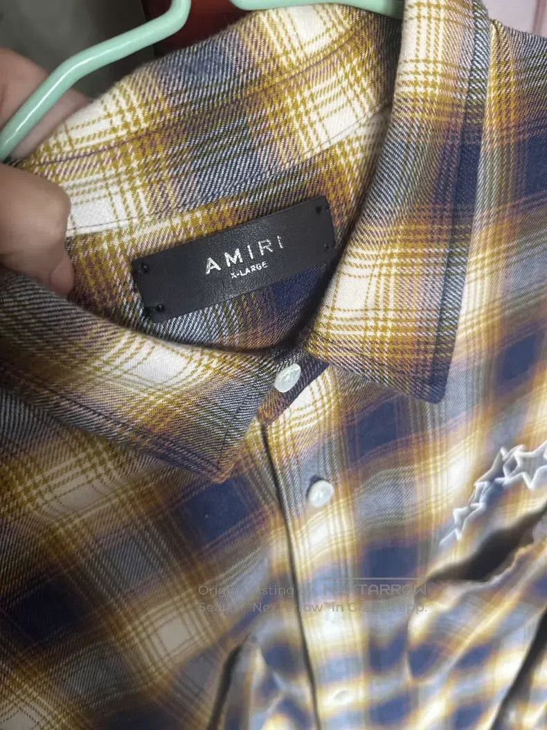 Amiri Amiri Striped knitted print worn shirt Size US XL / EU 56 / 4 - 4 Thumbnail