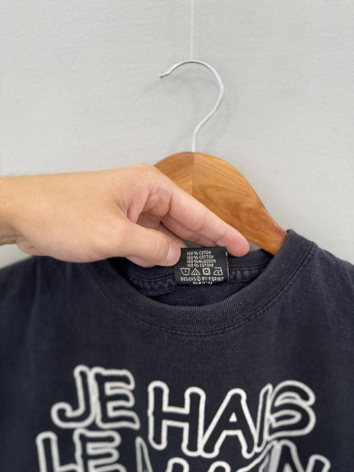 Vintage Vintage T-Shirt Je Hais Le Matin Vars Spirit Size US S / EU 44-46 / 1 - 4 Thumbnail