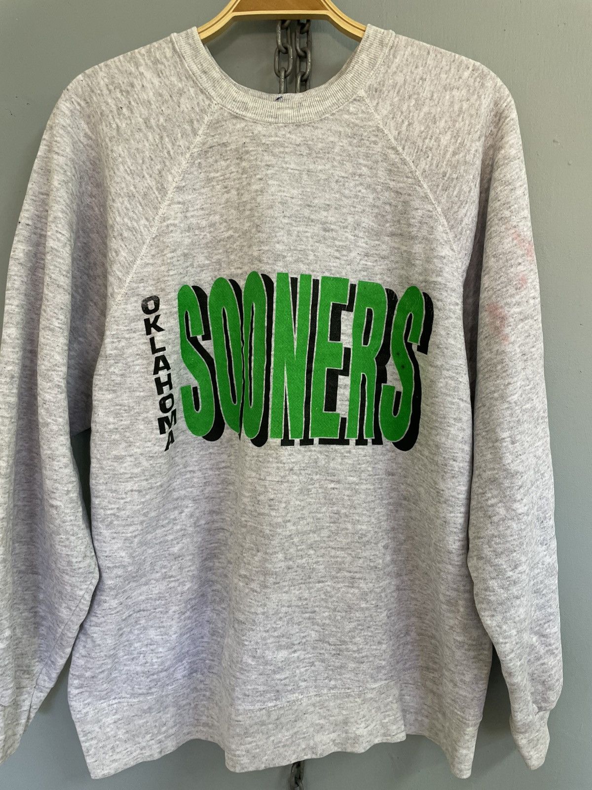 Vintage Vintage 80a Oklahoma Sooners sweatshirt Size US L / EU 52-54 / 3 - 3 Thumbnail
