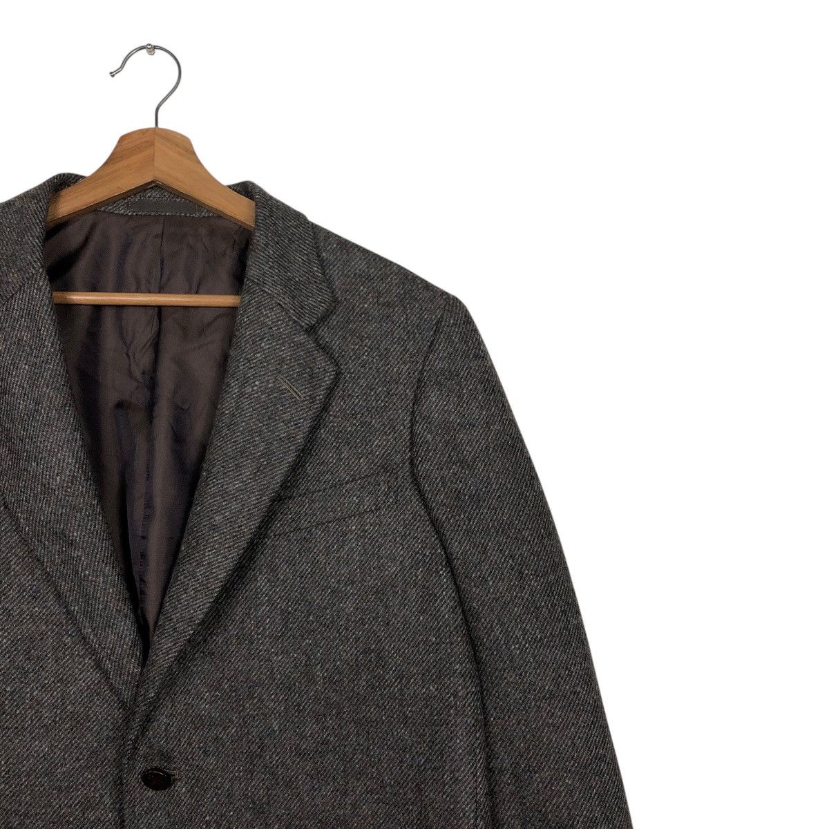 Burberry 📌Vintage Wool Jacket Herringbone Double Breast Burberrys Size US M / EU 48-50 / 2 - 7 Thumbnail