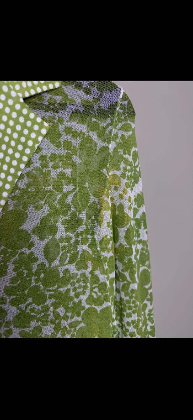 Other Vivienne Tam Mesh Top Sheer Floral Gaultier Fuzzi Y2k Size S / US 4 / IT 40 - 4 Thumbnail