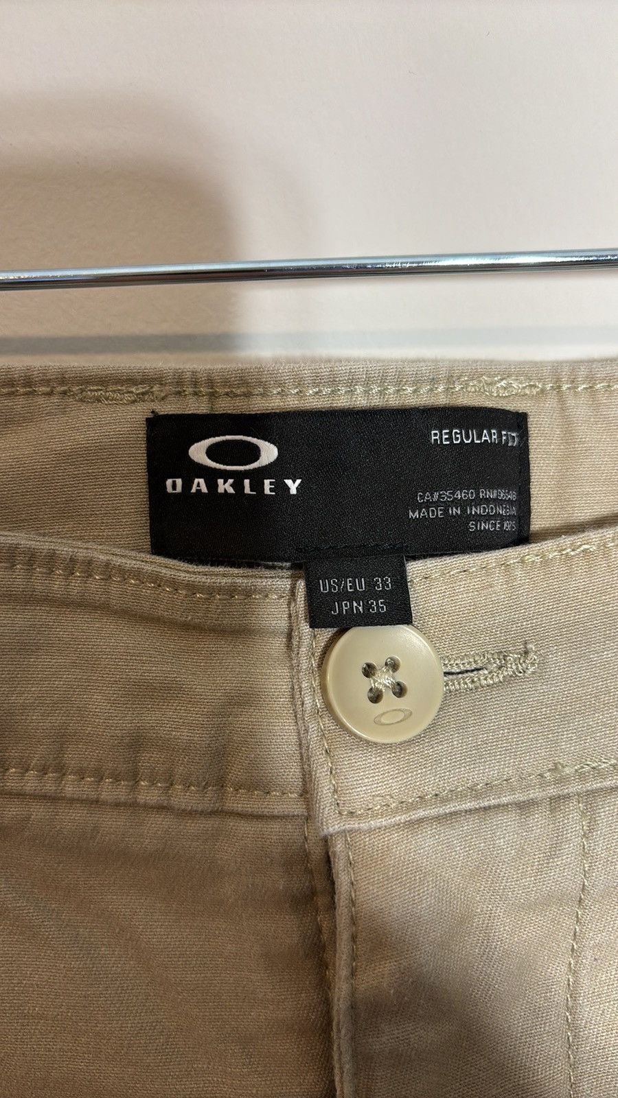 Oakley Oakley Khaki Fatigue Pants Size US 33 - 3 Thumbnail