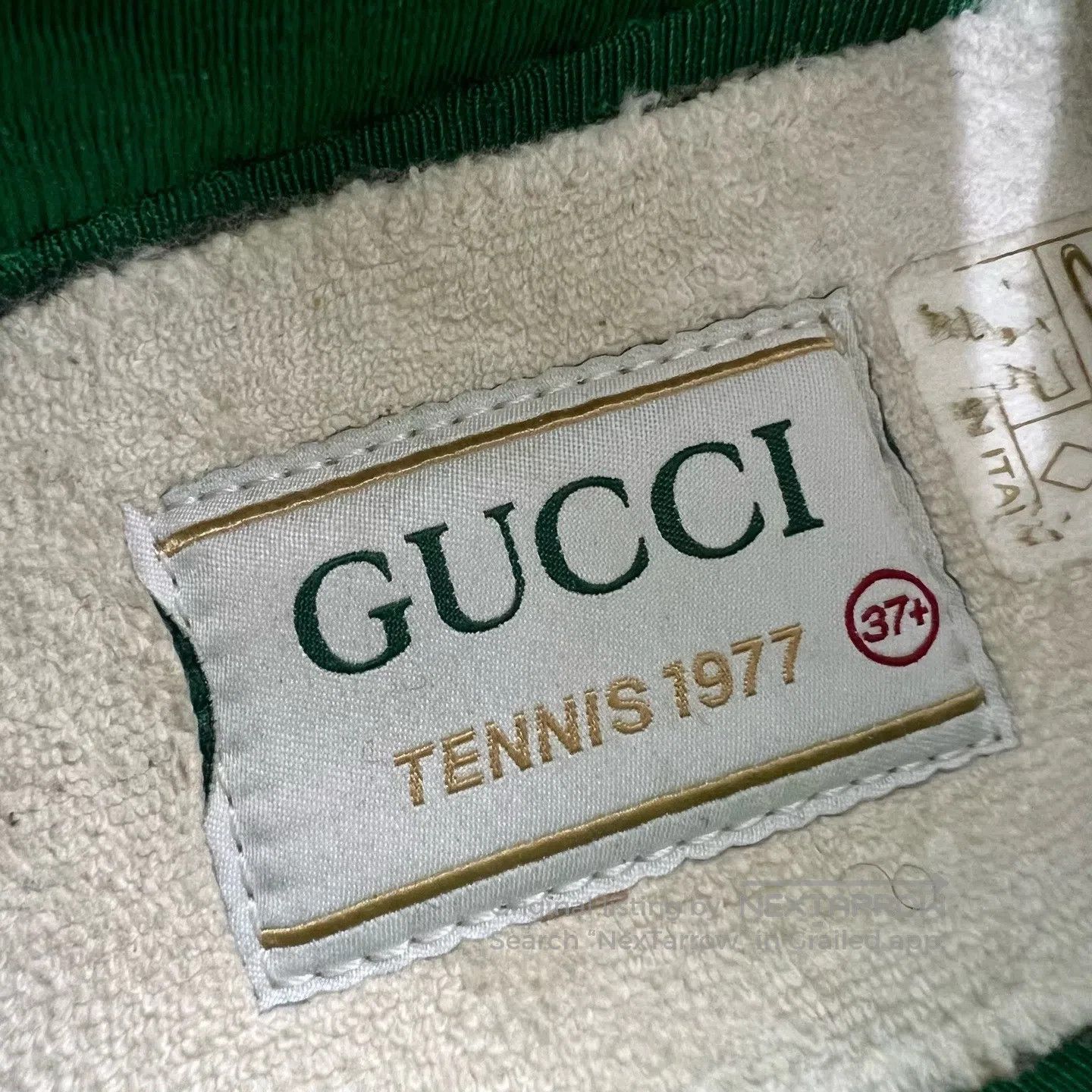 Gucci Guicci Tennis 1977 Blue Old-Fashioned Canvas Shoes Size US 6.5 / IT 36.5 - 8 Thumbnail